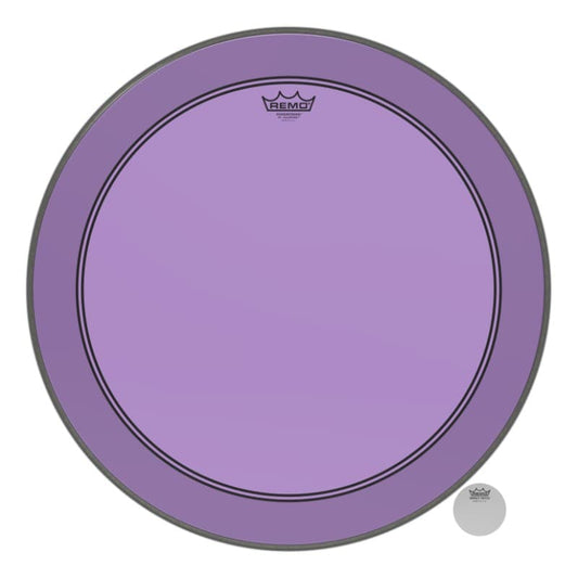 Remo Colortone Purple Powerstroke P3 Colortone 24 Inch Bass Drum Head