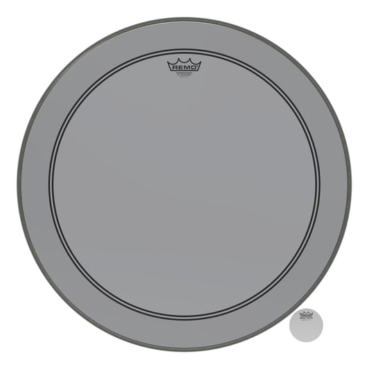 Remo Powerstroke P3 Colortone Smoke 24 Inch Bass Drum Head