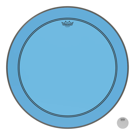 Remo Powerstroke P3 Colortone Blue 26 Inch Bass Drum Head