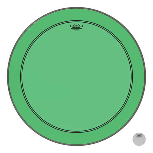 Remo Powerstroke P3 Colortone Green 26 Inch Bass Drum Head