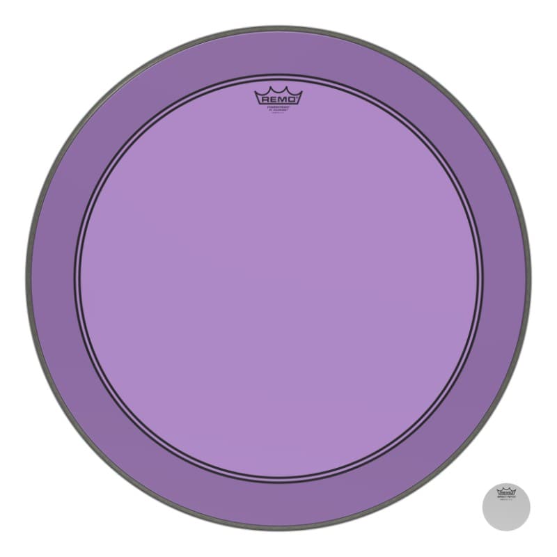 Remo Colortone Purple Powerstroke P3 Colortone 26 Inch Bass Drum Head