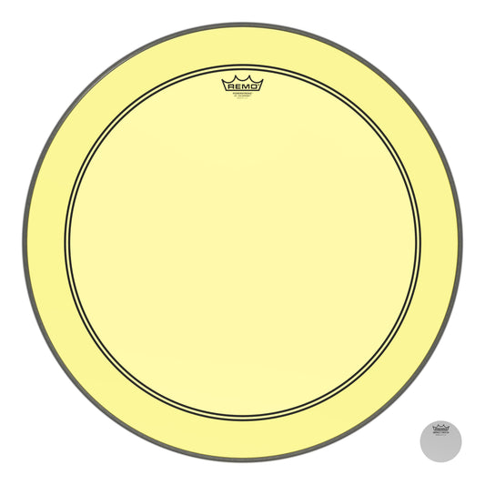 Remo Powerstroke P3 Colortone Yellow 26 Inch Bass Drum Head