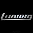 Ludwig Chrome Bass Drum Logo Decal - Block Logo 2.5"x7"