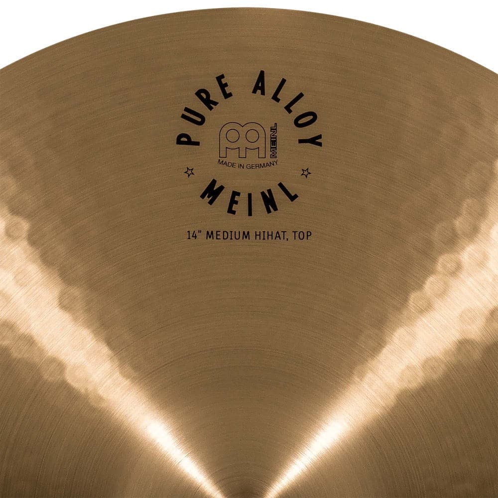 Meinl Pure Alloy Traditional Medium Hi Hat Cymbals 14"