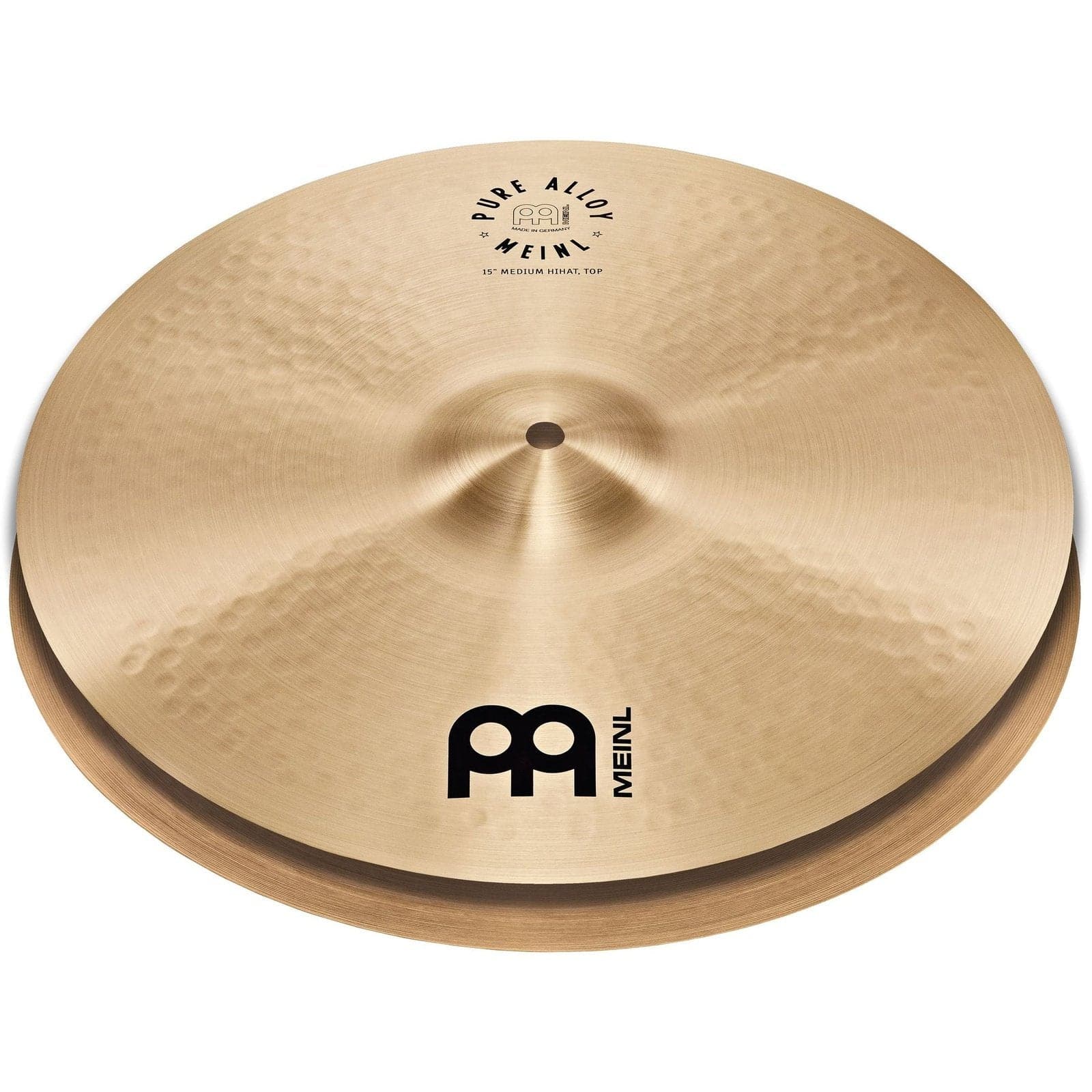 Meinl Pure Alloy Traditional Medium Hi Hat Cymbals 15"