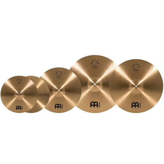 Meinl Pure Alloy Cymbal Set Pack 14H/16C/20R+Free 18 Crash, Ching Ring and Cymbal Bacon