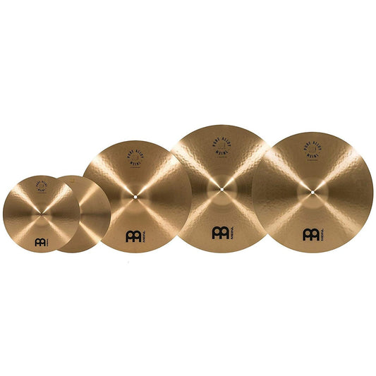 Meinl Pure Alloy Cymbal Set 15H/18C/22R+Free 20 Crash, Ching Ring and Cymbal Bacon