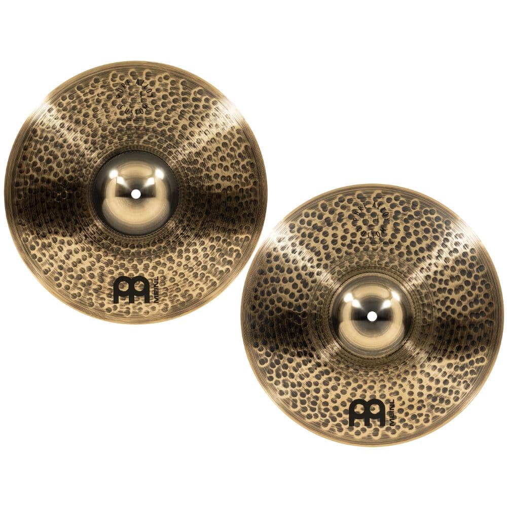 Meinl Pure Alloy Custom Medium Thin Hi Hat Cymbals 15"