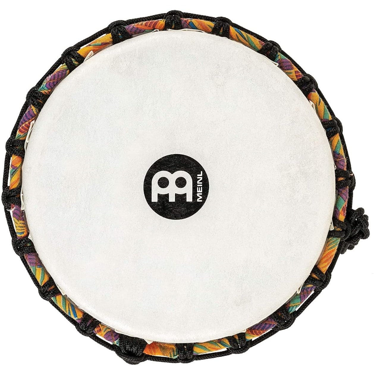 Meinl Rope-Tuned Travel Djembe w/Synthetic Head 8" Kenyan Quilt