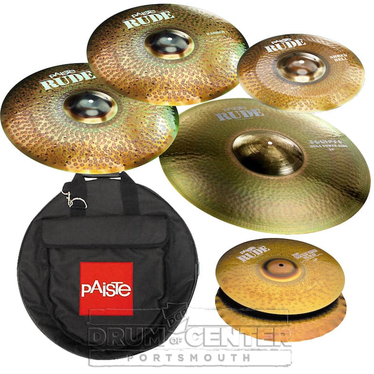 Paiste Rude "Basher" Cymbal Set w/ Bag