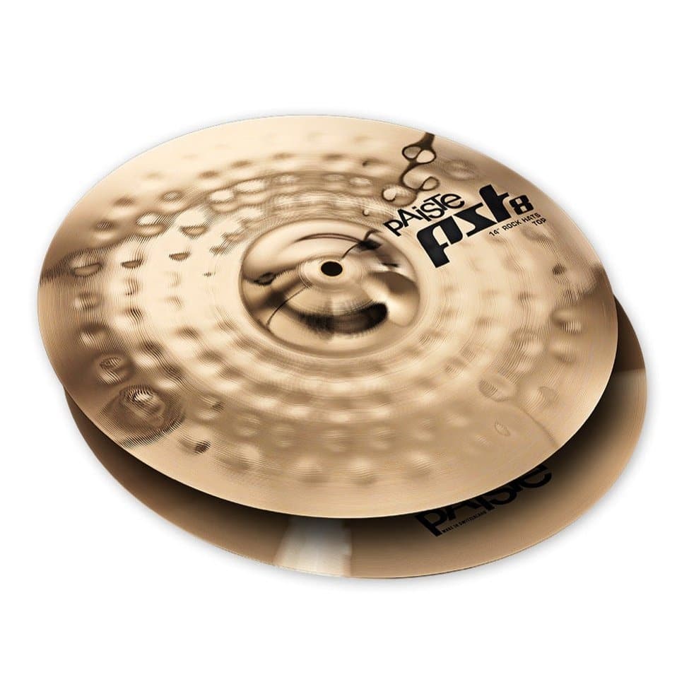 Paiste PST 8 Reflector Rock Hi Hat Cymbals 14"