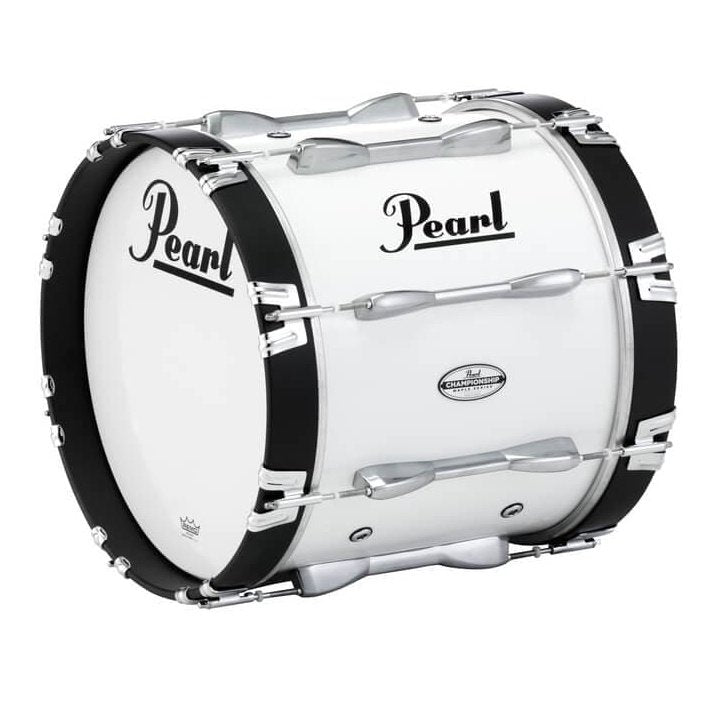 Pearl 16X14 Championship Maple Marching Bass Drum #33 - Pure White