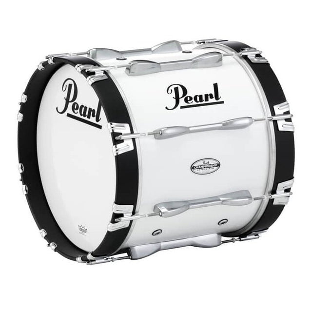Pearl 18X14 Championship Maple Marching Bass Drum #33 - Pure White