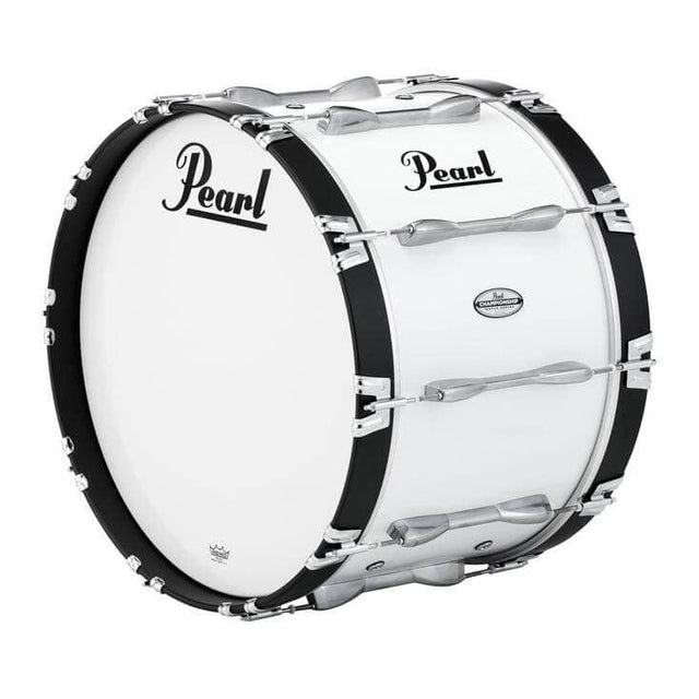 Pearl 22X14 Championship Maple Marching Bass Drum #33 - Pure White