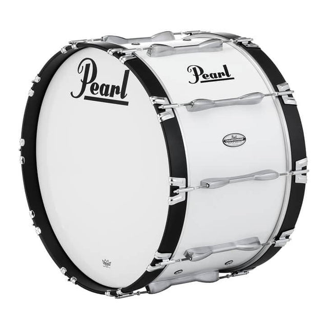 Pearl 24X14 Championship Maple Marching Bass Drum #33 - Pure White