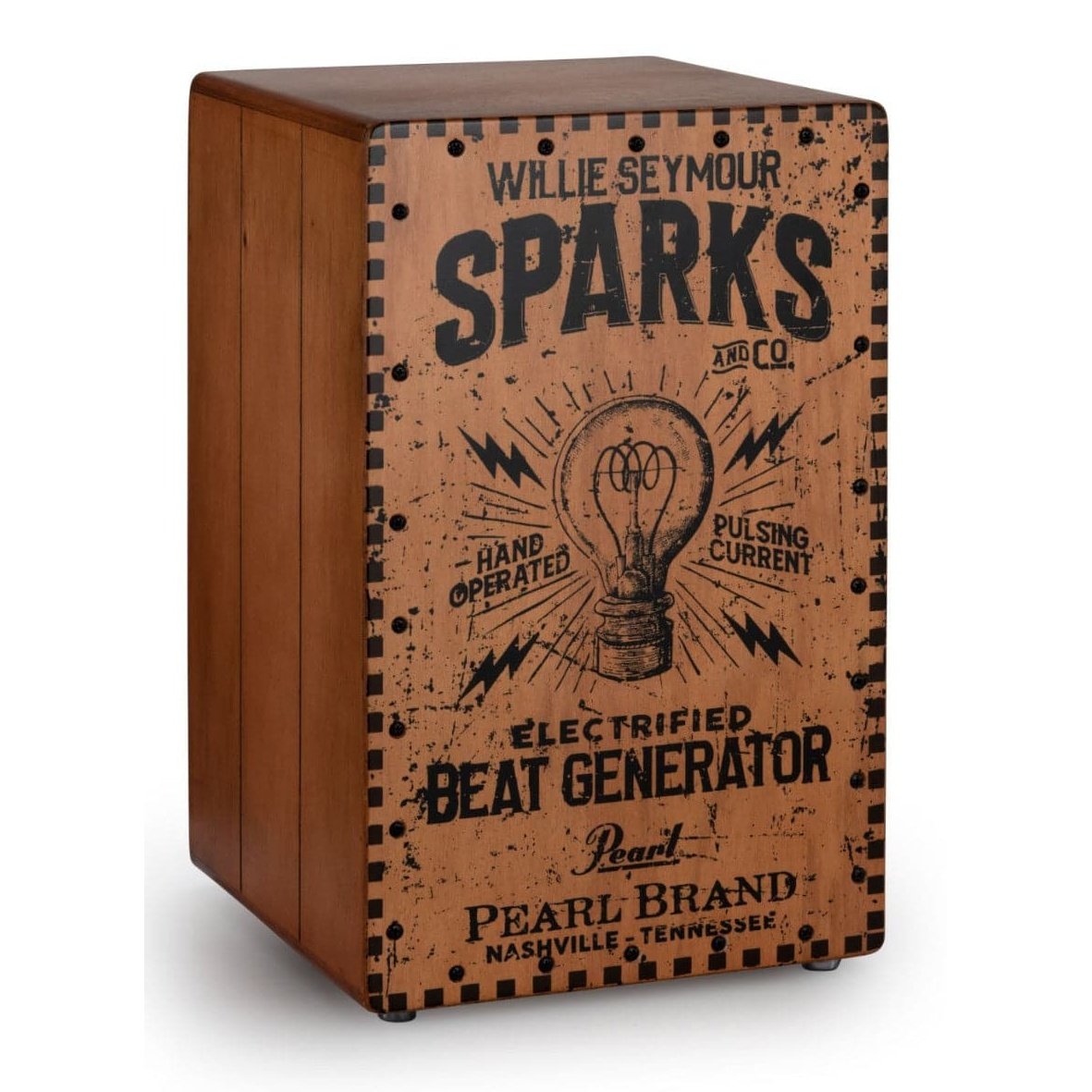 Pearl Electronic Cajon w/W.S. Sparks Graphics