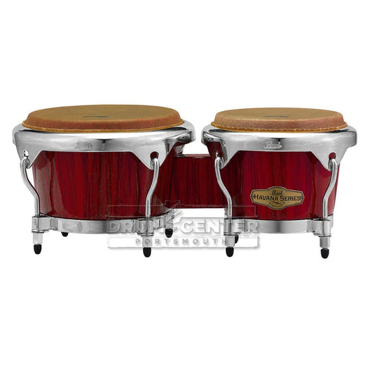 Pearl Havana Bongos - Red Tiger Stripe