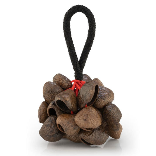 Pearl Pangi Nut Shaker With Rope Handle