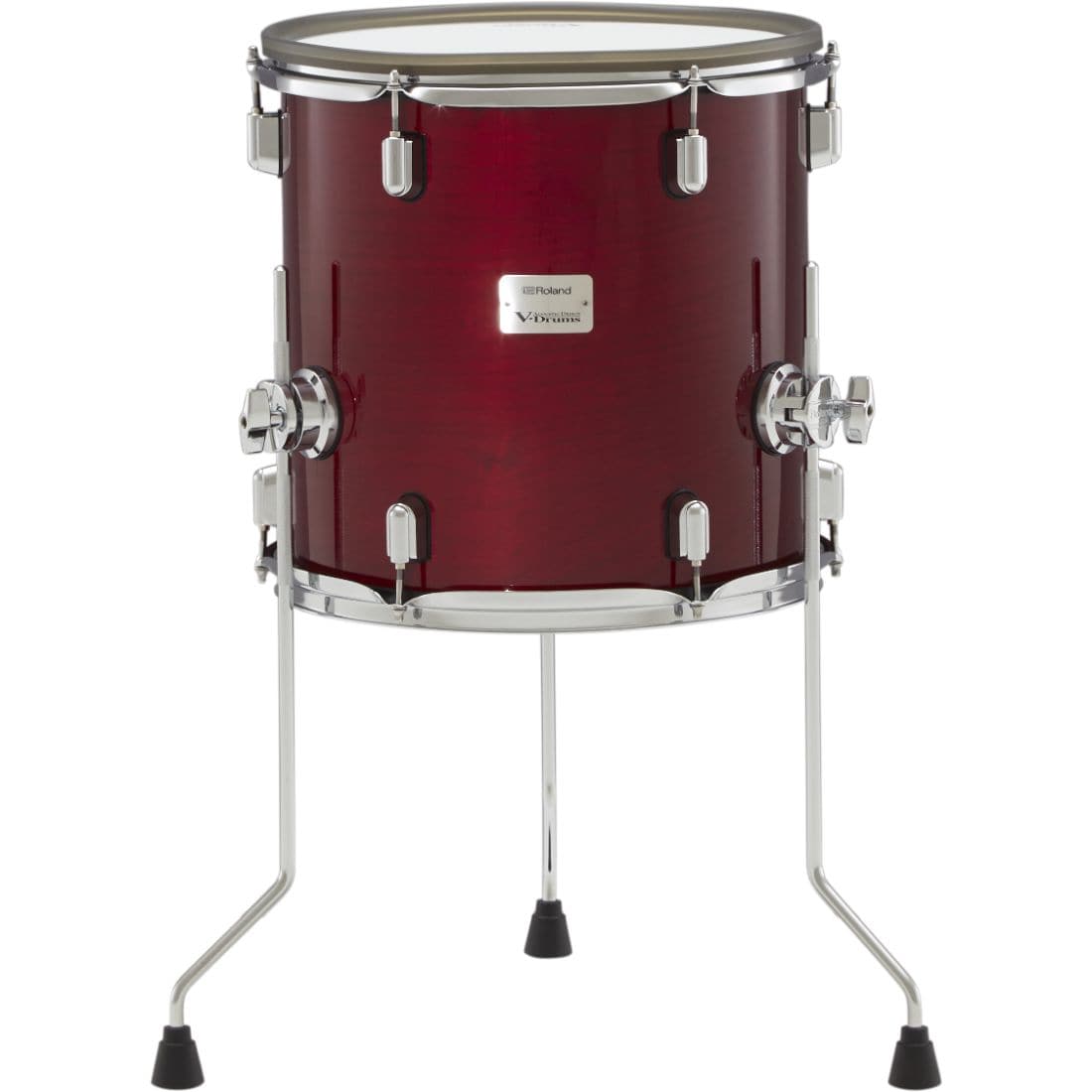 Roland V-Drums Acoustic Design Floor Tom Pad - 14x14 - Gloss Cherry