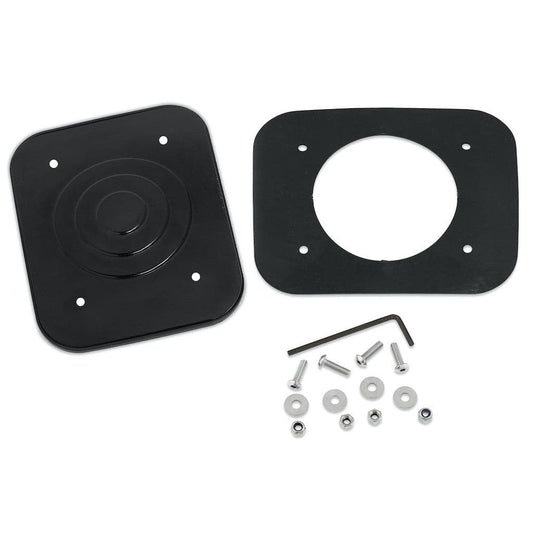PDP Bass Drum Mount Hole Cover Plate, Black Chrome