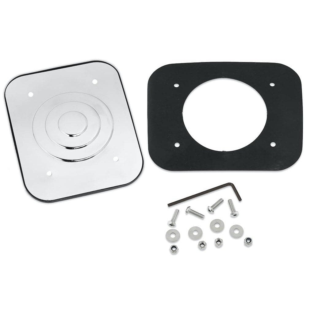 PDP Bass Drum Mount Hole Cover Plate, Chrome