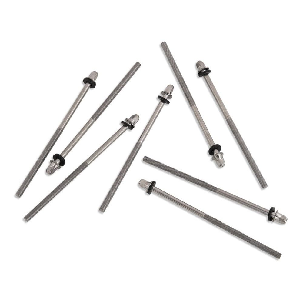 PDP Tru Pitch Tens Rods, Chrome, 110mm, 8pk
