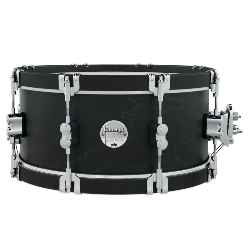 PDP Concept Maple Classic Snare Drum 14x6.5 - Ebony/Ebony Hoops
