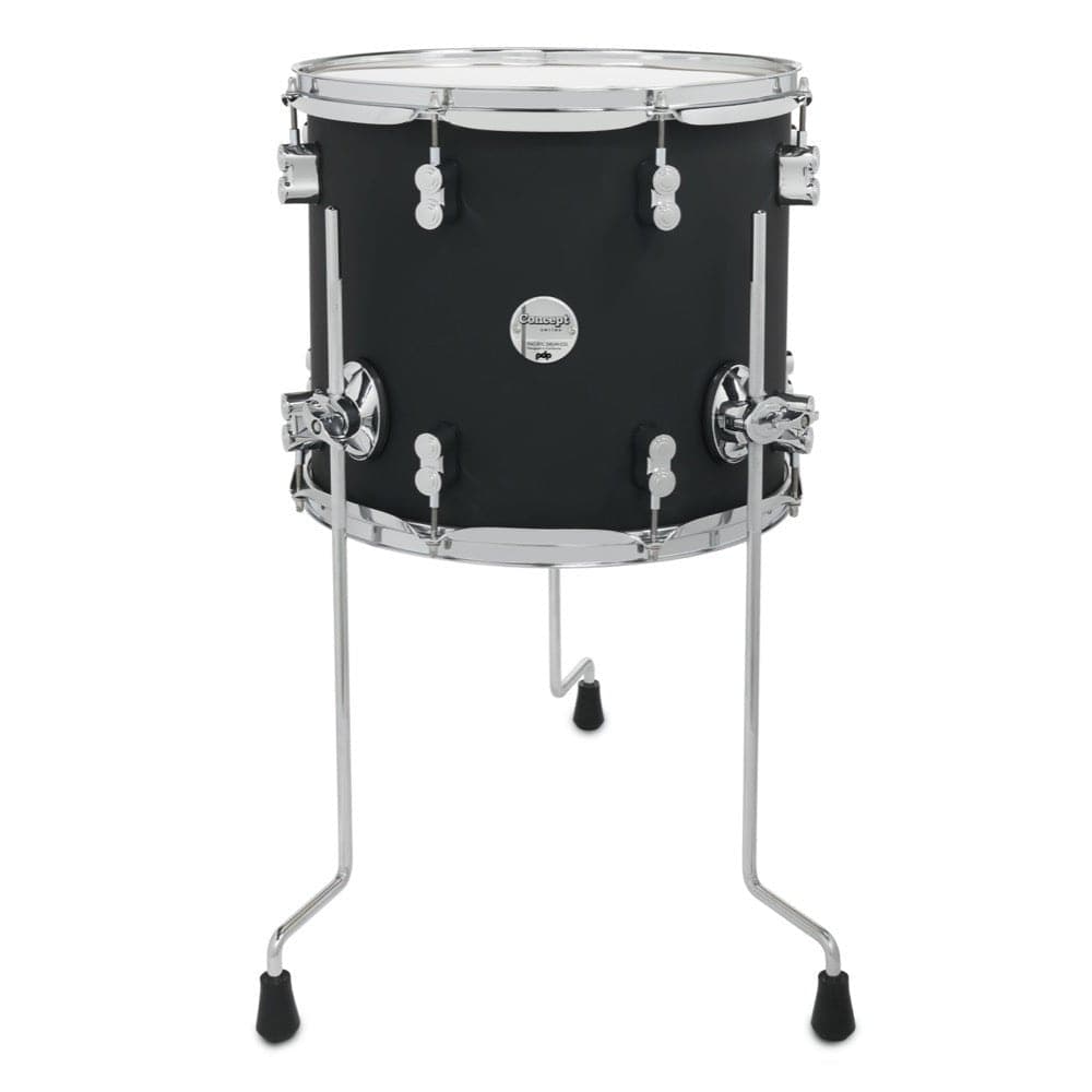 PDP Concept Maple Floor Tom 14x12 Satin Black