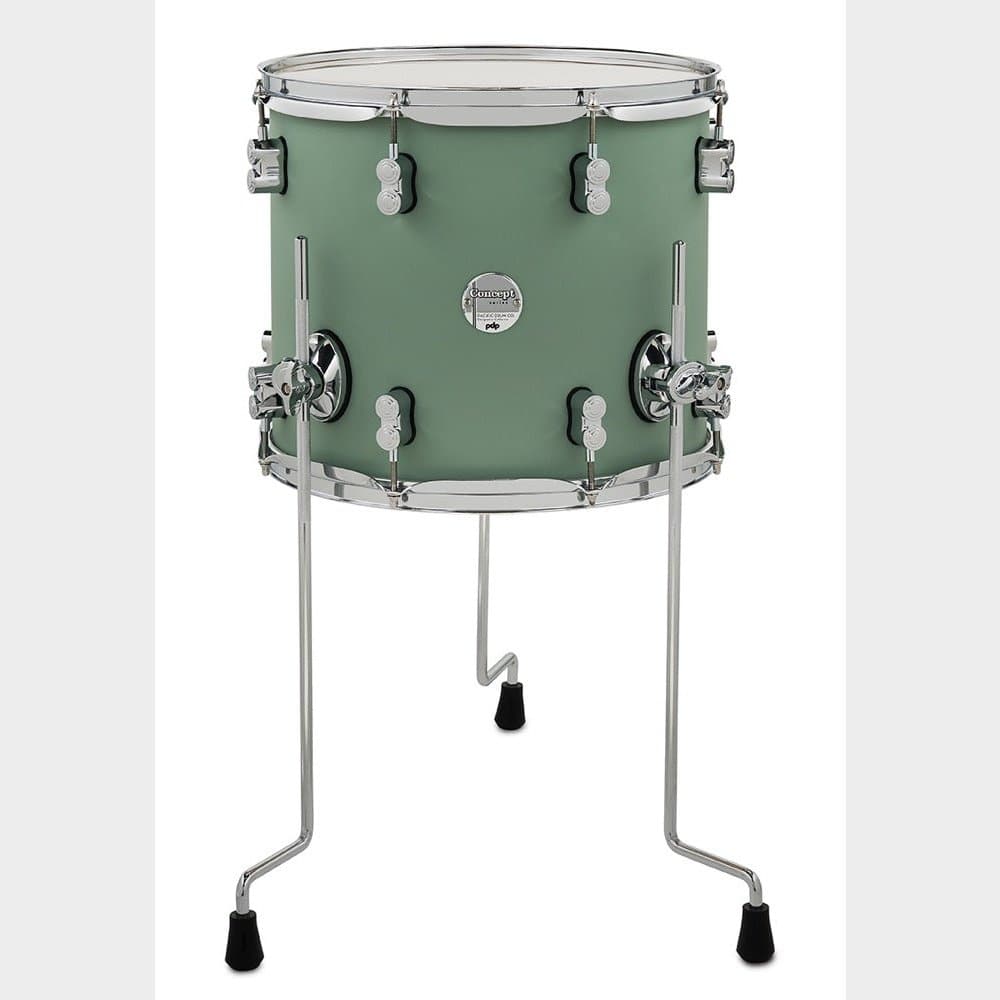 PDP Concept Maple Floor Tom 14x12 Satin Seafoam