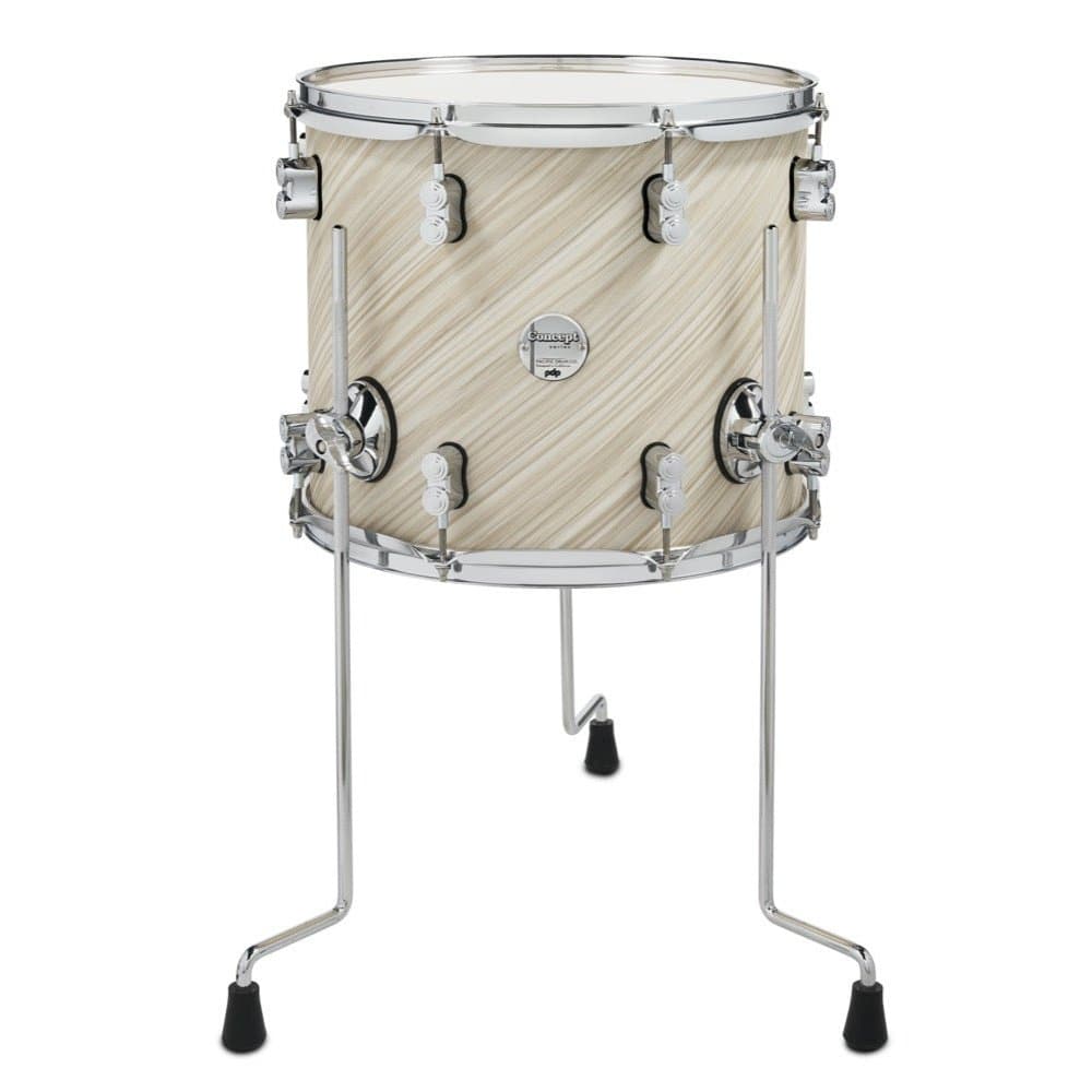 PDP Concept Maple Floor Tom 14x12 Twisted Ivory
