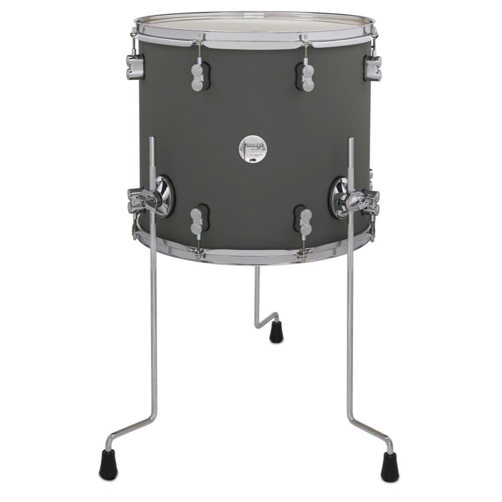 PDP Concept Maple 16x14 Floor Tom Satin Pewter