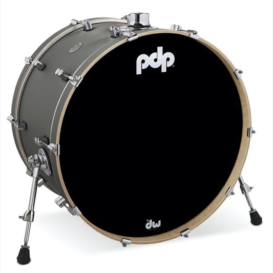 PDP Concept Maple Bass Drum 24x14 Satin Pewter