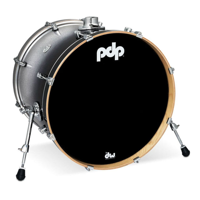 PDP Concept Maple Bass Drum - 22x18 - Silver To Black Fade