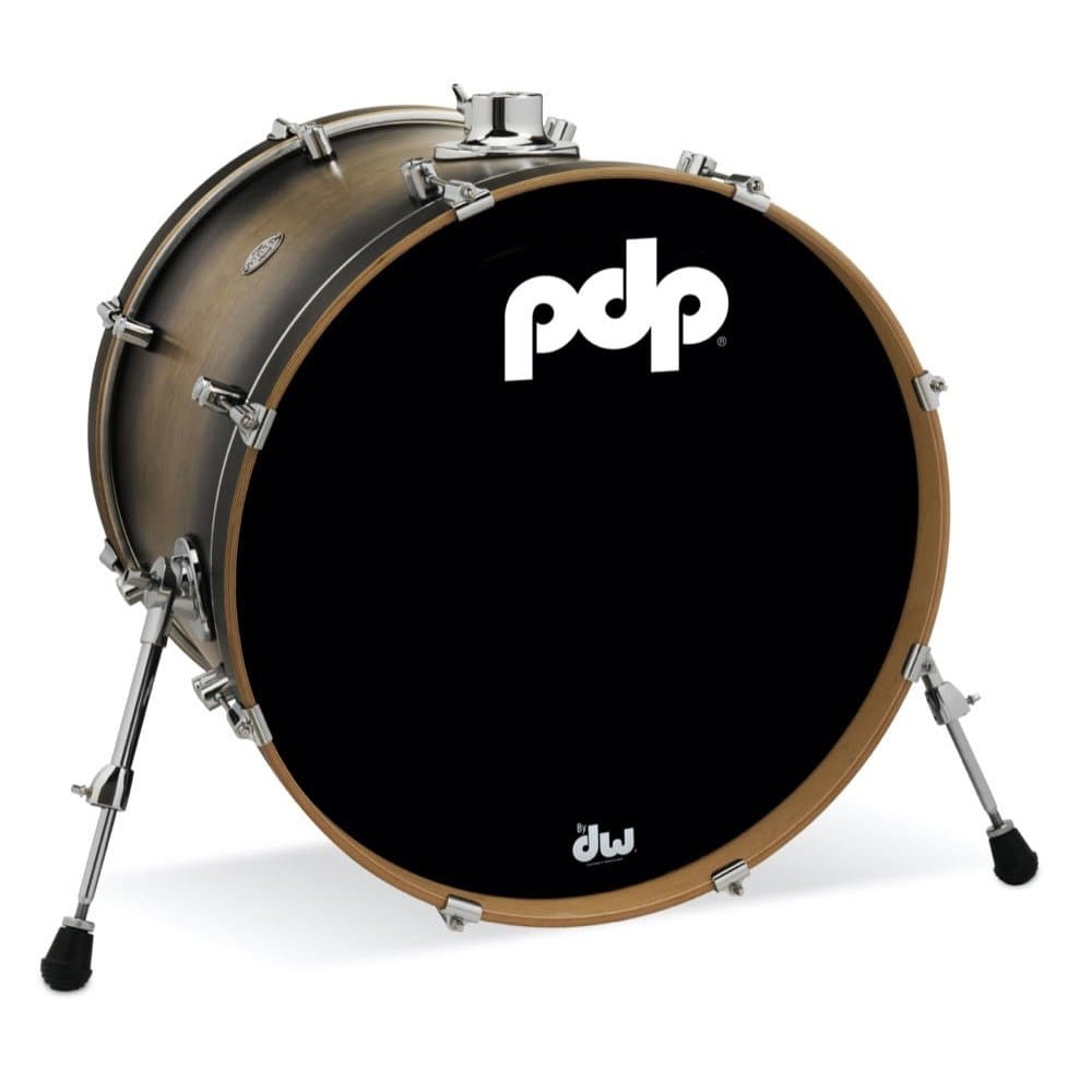 PDP Concept Series Maple Bass Drum 22x18 Satin Charcoal Burst