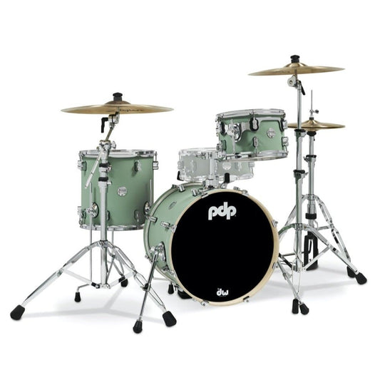 PDP Concept Maple 3pc Bop Drum Set - Satin Seafoam
