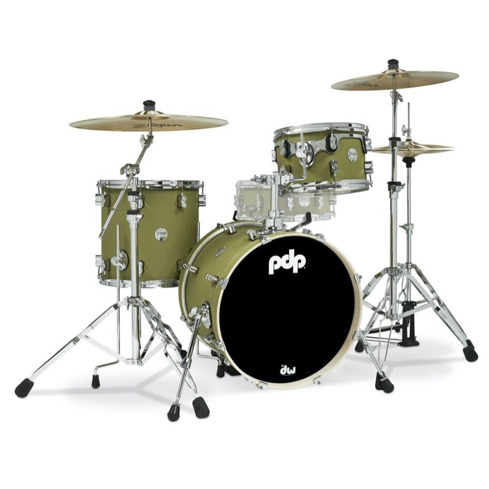 PDP Concept Maple 3pc Bop Drum Set - Satin Olive