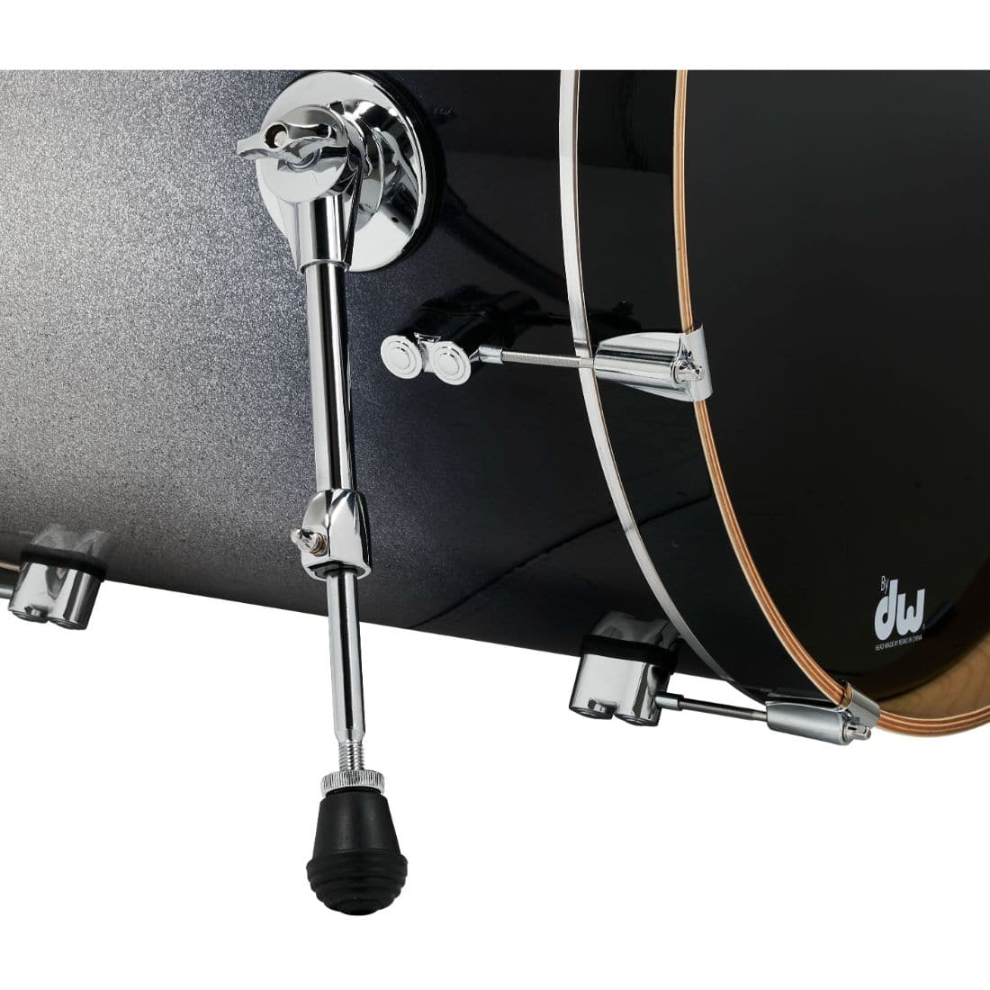 PDP Concept Maple PDCM2215SB 5pc Drum Set - Silver To Black Fade