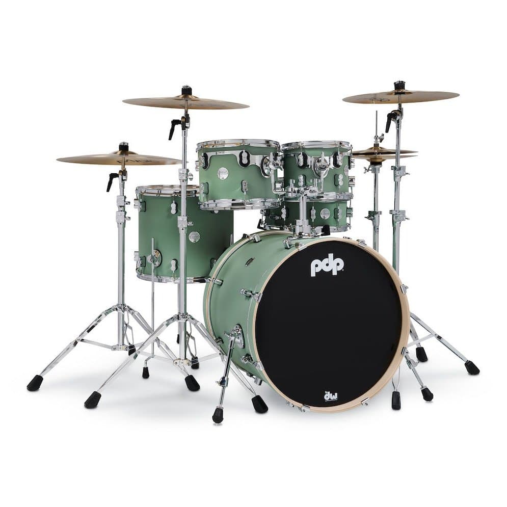 PDP Concept Series 5-Piece Maple Drum Set, Satin Seafoam