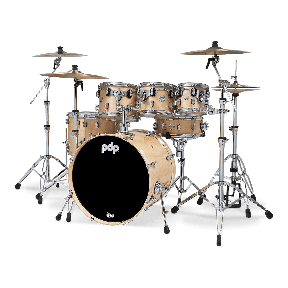 PDP Concept Maple Series 7pc Drum Set - Natural Lacquer