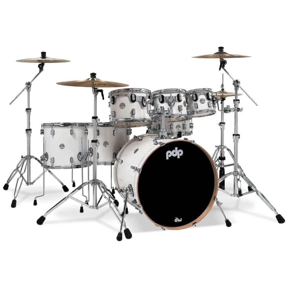 PDP Concept Maple PDCM2217PW 7pc Drum Set - Pearlescent White