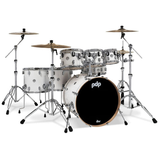 PDP Concept Maple PDCM2217PW 7pc Drum Set - Pearlescent White