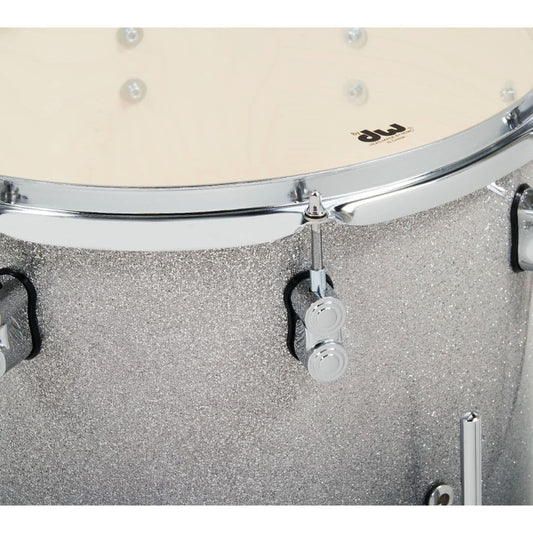 PDP Concept Maple PDCM2217SB 7pc Drum Set - Silver To Black Fade