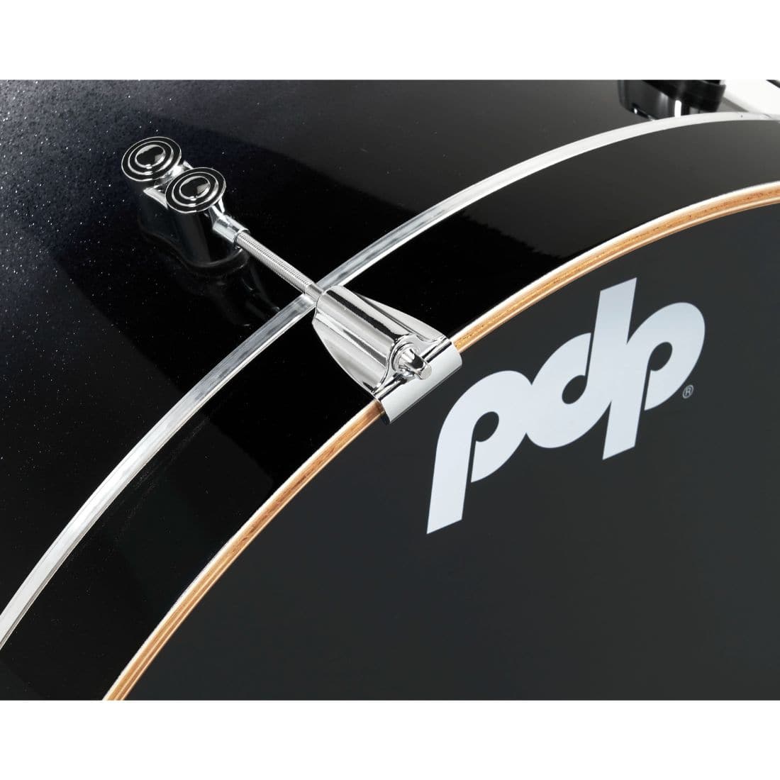 PDP Concept Maple PDCM2217SB 7pc Drum Set - Silver To Black Fade