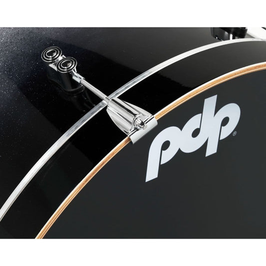 PDP Concept Maple PDCM2217SB 7pc Drum Set - Silver To Black Fade