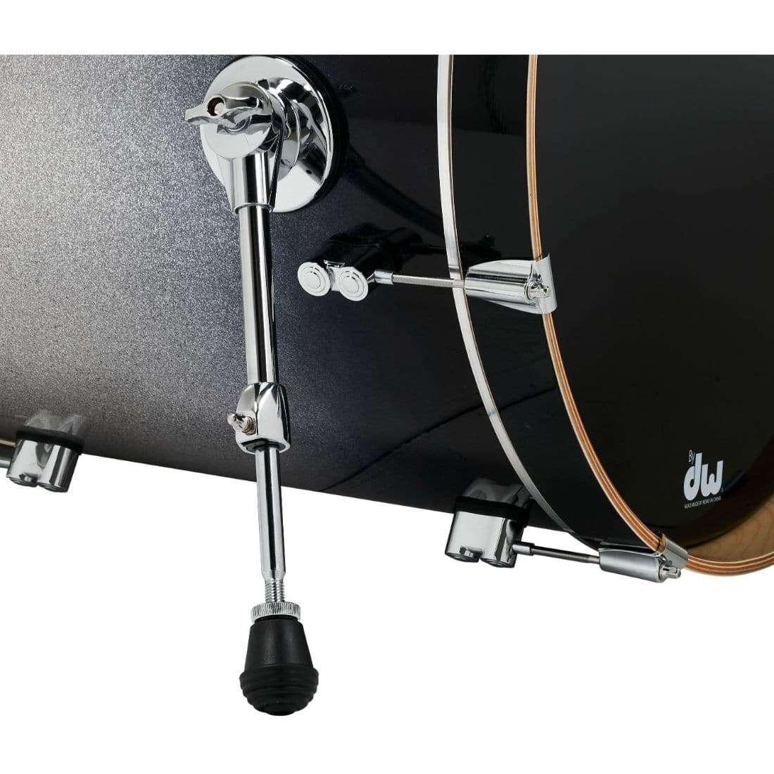 PDP Concept Maple PDCM2217SB 7pc Drum Set - Silver To Black Fade