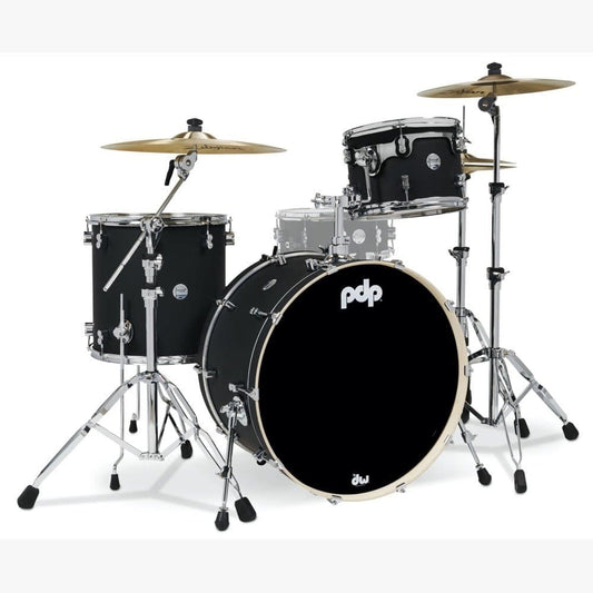 PDP Concept Maple 3pc Rock Drum Set - Satin Black