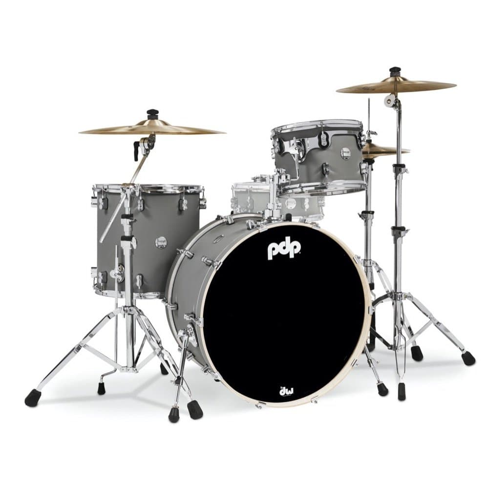 PDP Concept Maple 3pc Rock Drum Set - Satin Pewter