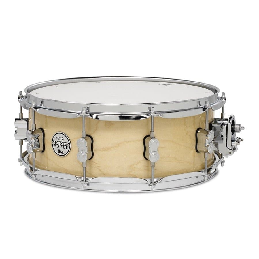 PDP Concept Series Maple Snare, 5.5x14, Natural Lacquer w/Chrome Hw