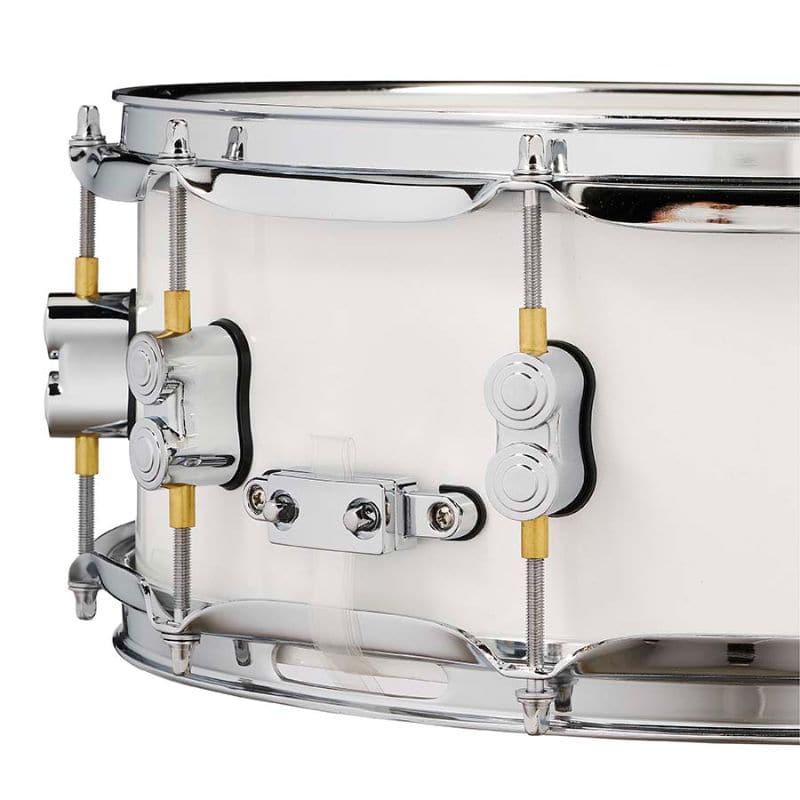 PDP Concept Series Maple Snare, 5.5x14, Pearlescent White w/Chrome Hw