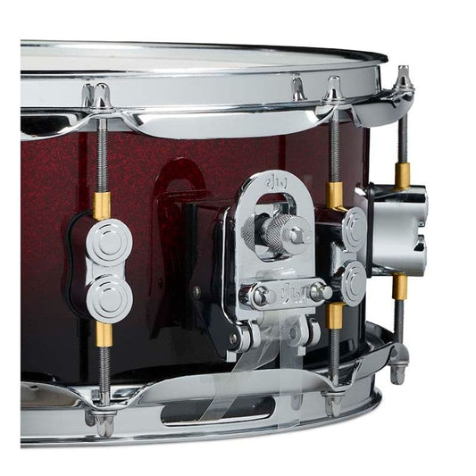 PDP Concept Maple Snare Drum 14x5.5 Red to Black Fade